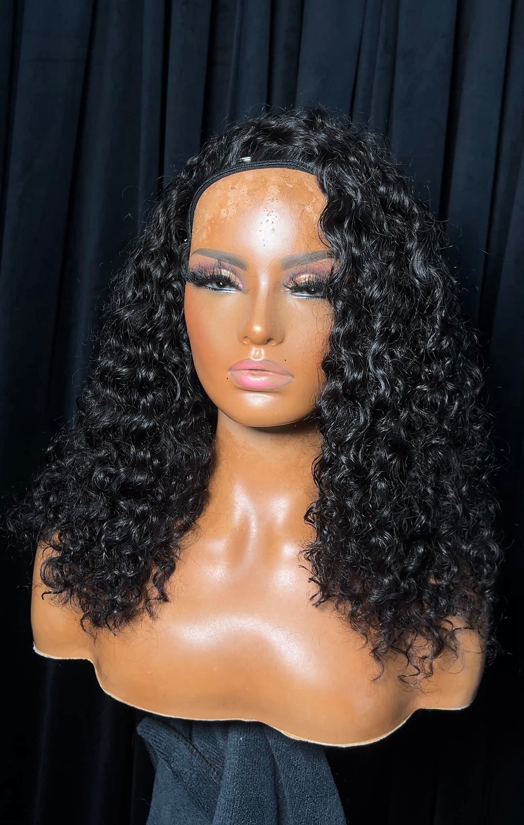 Loose Curly Flip-Over Half Wig